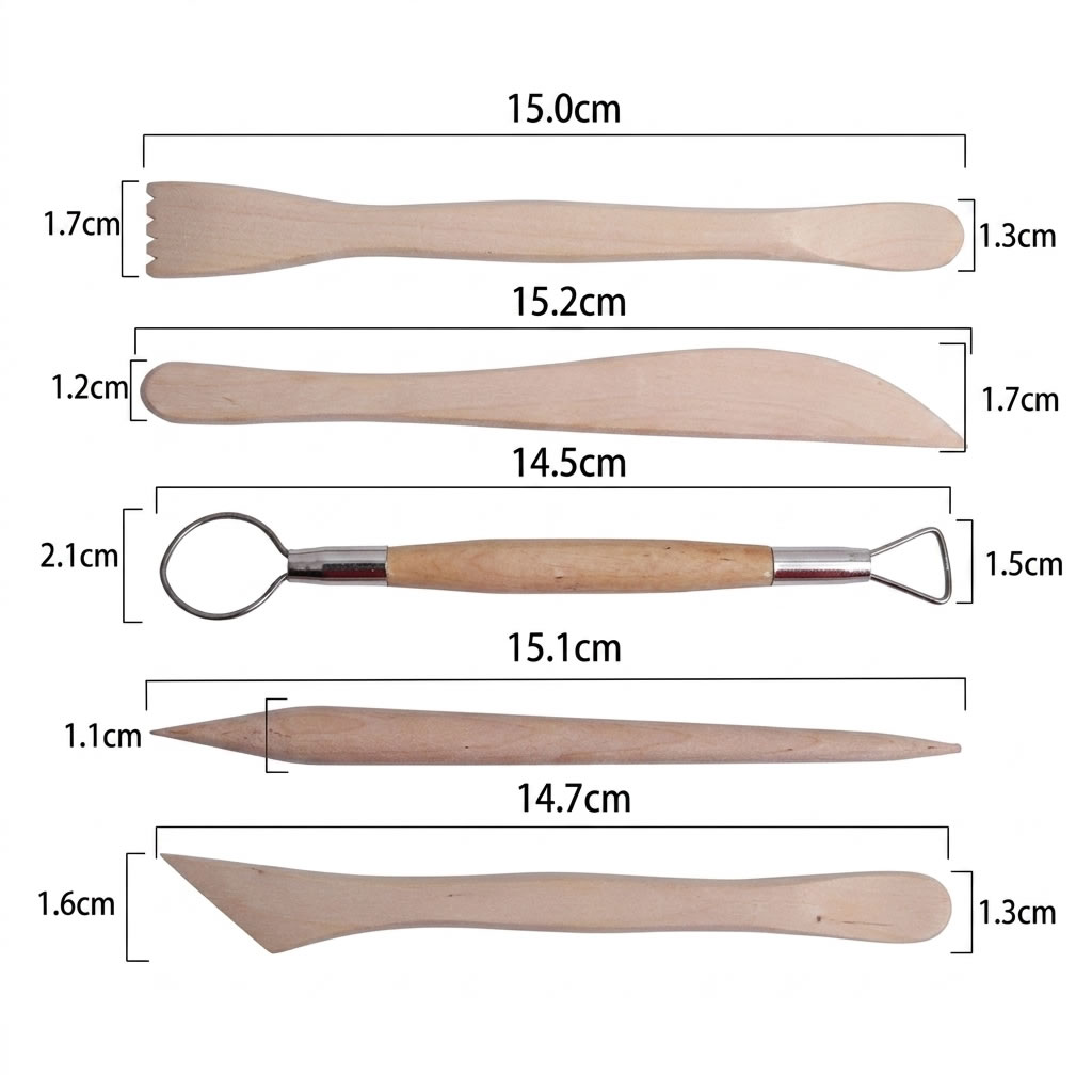 Wooden Tool Set 5 pcs