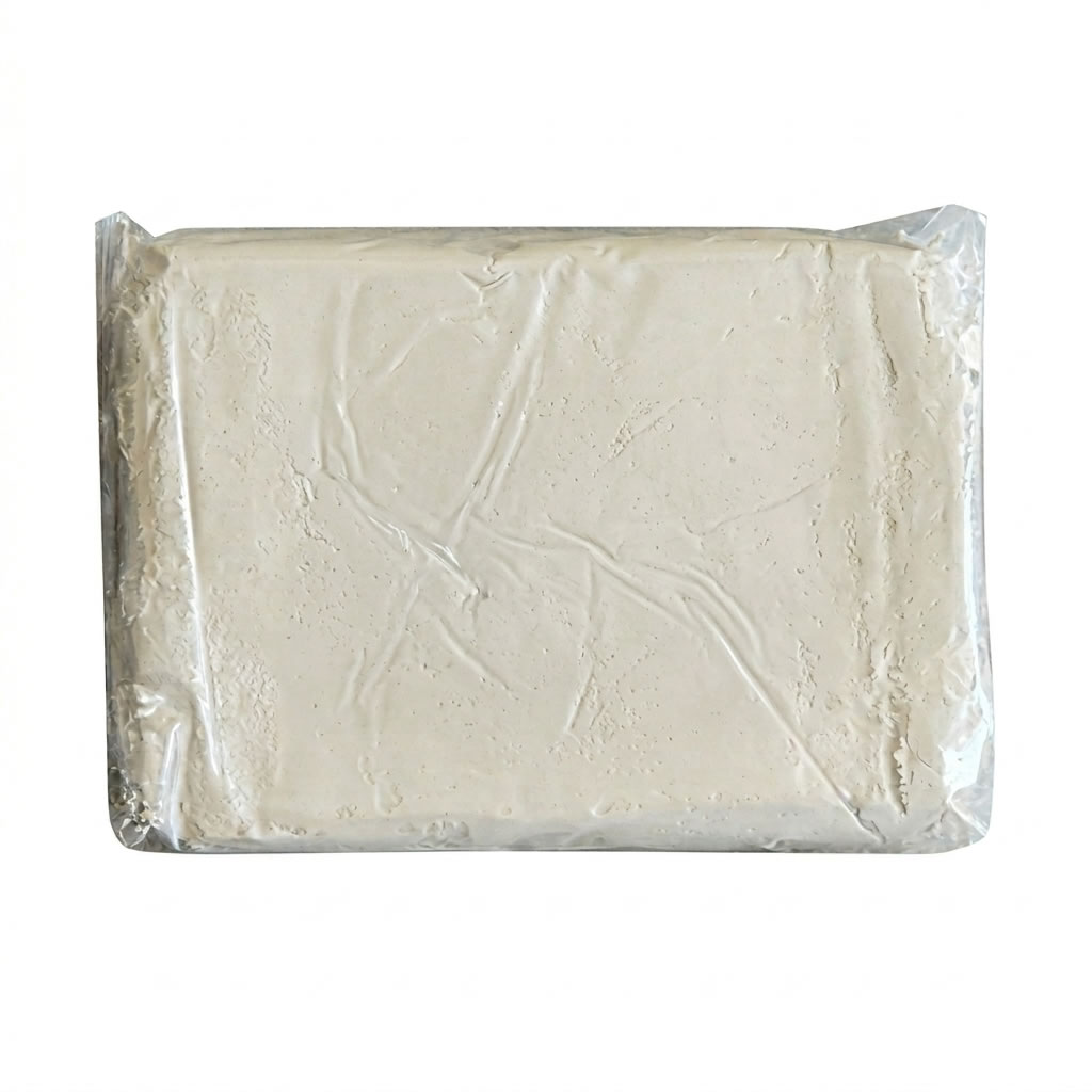 طين أبيض وسط